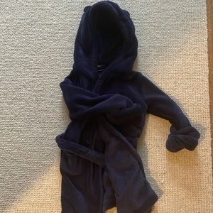 Never worn baby gap bear hooded fleece robe
